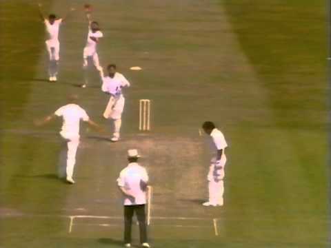 The 1984 Benson and Hedges Cup Final between Lancashire and Warwickshire at Lord's on 21st July 1984.