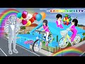 Yuta Jadi Manusia Silver Jualan Balon Demi Belikan Mio Sepeda Baru 💖 | Sakura School Simulator
