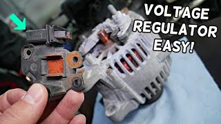 HYUNDAI ALTERNATOR VOLTAGE REGULATOR REPLACEMENT, ALTERNATOR VOLTAGE HIGH OR NOT CHARGING
