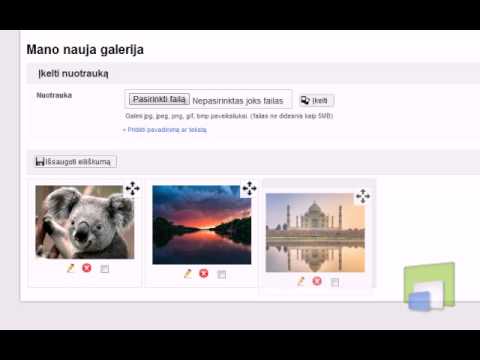 Video: Kaip Sukurti Galeriją