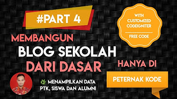🎓 Blog Sekolah Codeigniter Harviacode Part 4