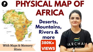 Physical Map Of Africa Physical Features Of Africa World Map Continents Maam Richa