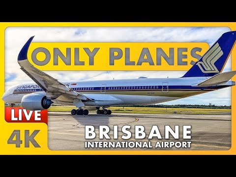 🔴 Sunday NIGHT LIVE @ Brisbane Airport BNE w/ James & Matty + ATC ✈️🌧️🌙
