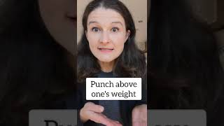 Начальник сказал PUNCH ABOVE YOUR WEIGHT? 🥊 Разговорный английский в офисе #shorts