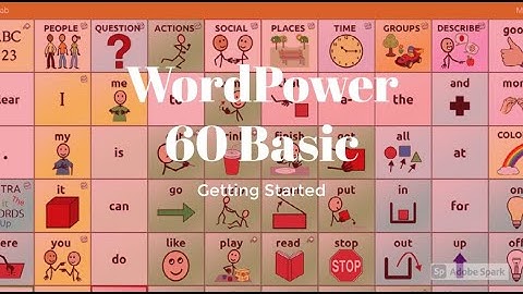 Wordpower 60 Basic Getting Started Adobe Spark Video