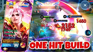 Fredrinn One Hit Build🔥 | Mobile Legends Fredrinn Gameplay | Fredrinn Sparle Skin | MLBB