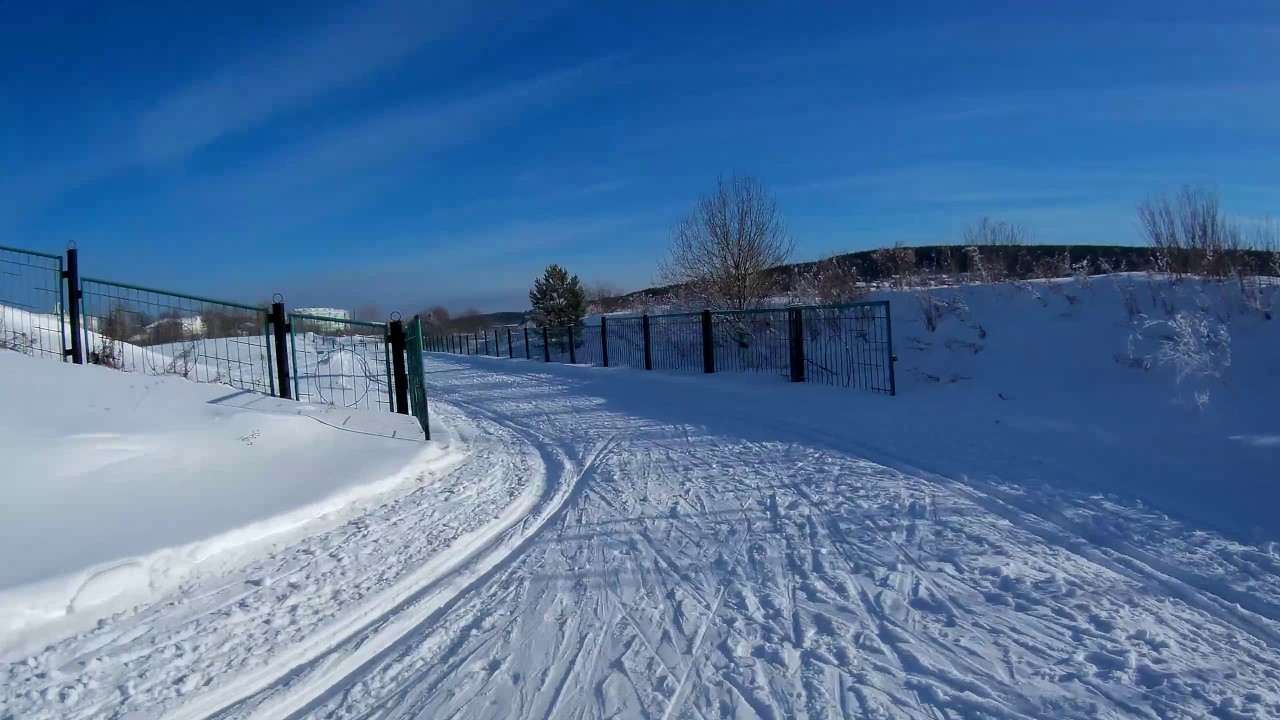 Лыжная трасса в центре Краснотурьинска - YouTube