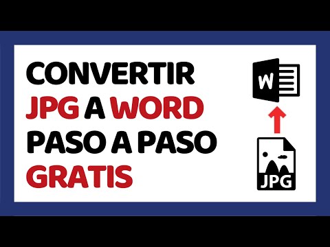 Video: Cómo Convertir JPG A Word Para Editar En Línea