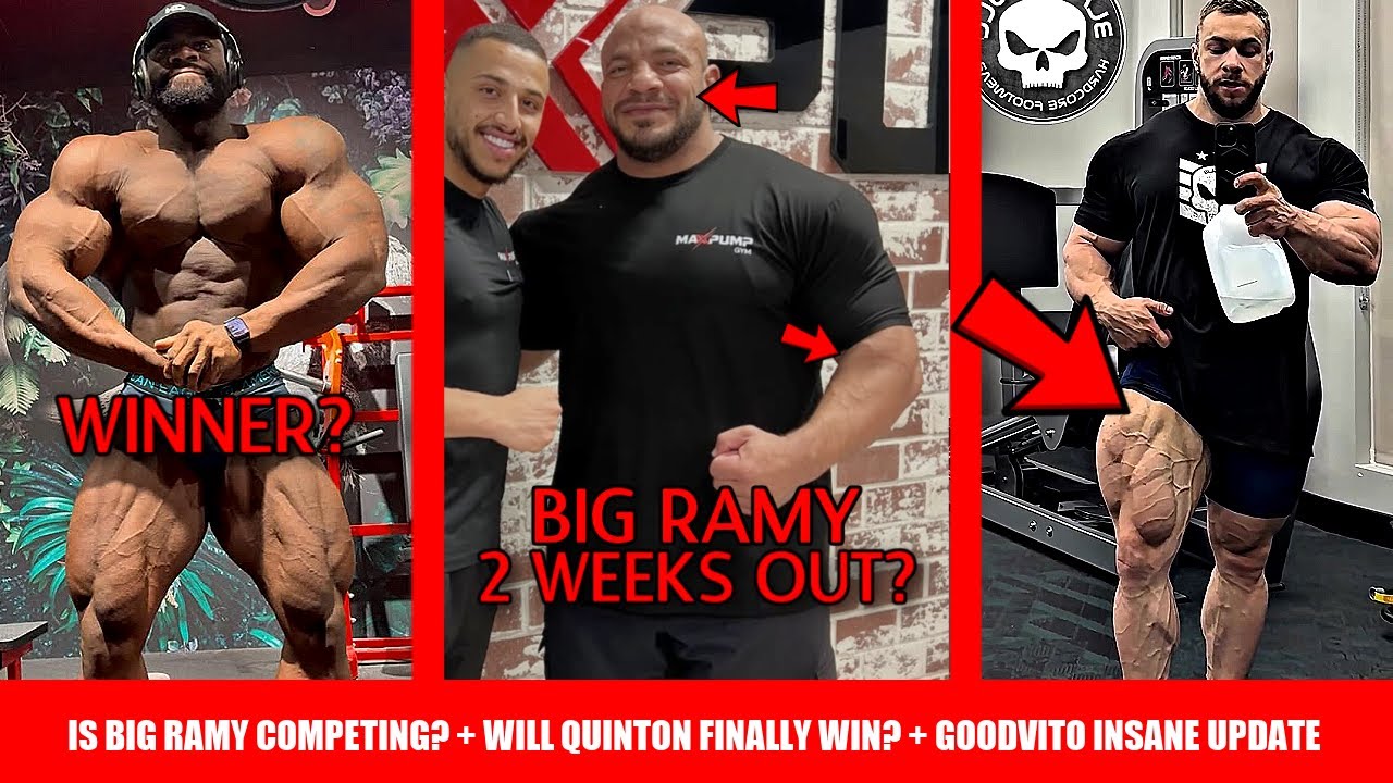 WS ムキムキになっちゃった!? RRR 2 Is Big Ramy 2 Weeks Out From Olympia? + Quinton Finally Going to
