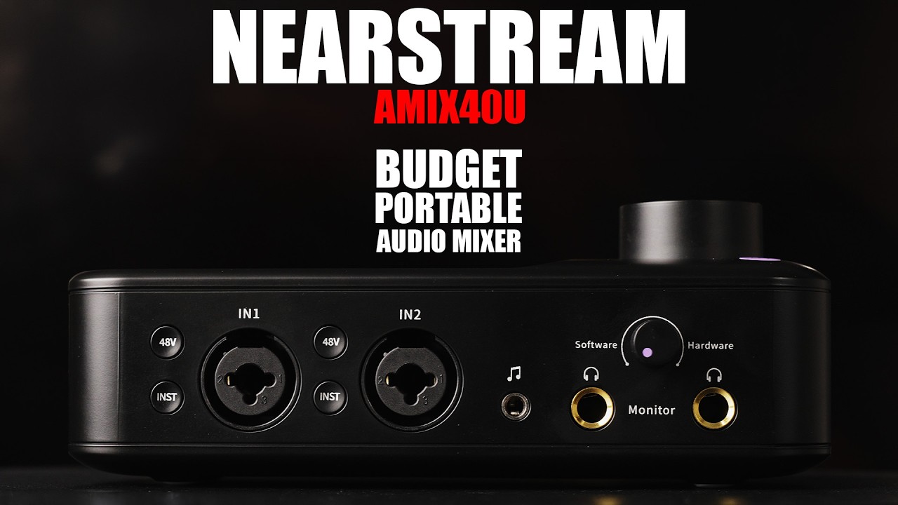 Nearstream Amix40u Budget Audio interface For Streamers And
