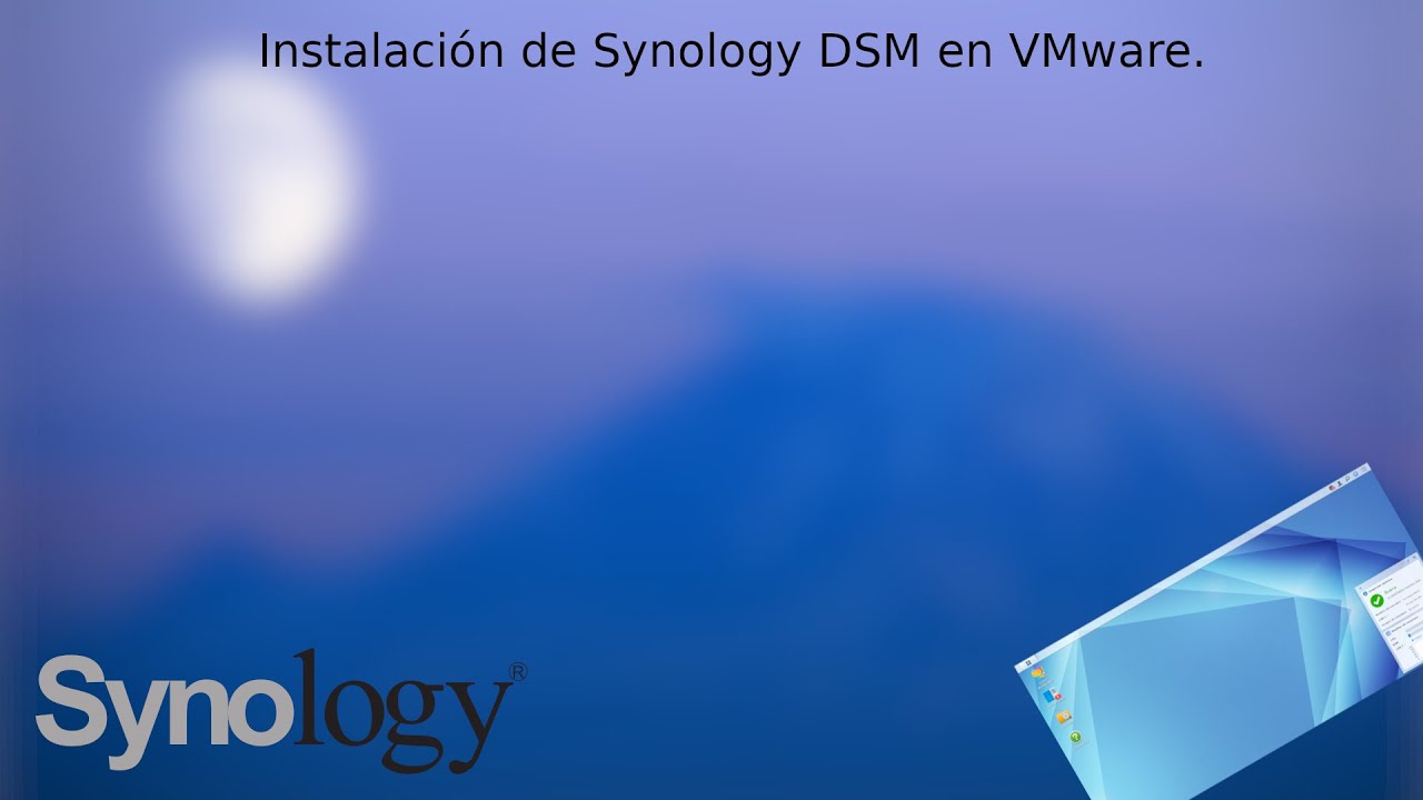 Instalar Synology DSM en VMware. - YouTube