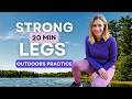 20-Min LOWER BODY STRENGTH Workout for RUNNERS | Warm-Up Included