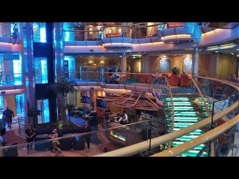 Royal Caribbean Radiance of the Seas Inside Walking Tour - DJI Osmo w/Z-Axis - 4k