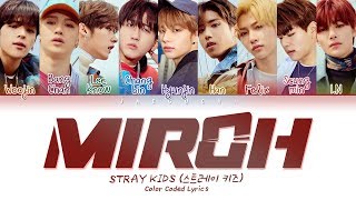 Stray Kids - MIROH (Color Coded Lyrics Eng/Rom/Han/가사) chords