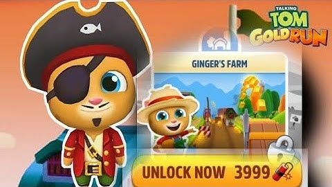 Pirate Ginger unlocking Ginger