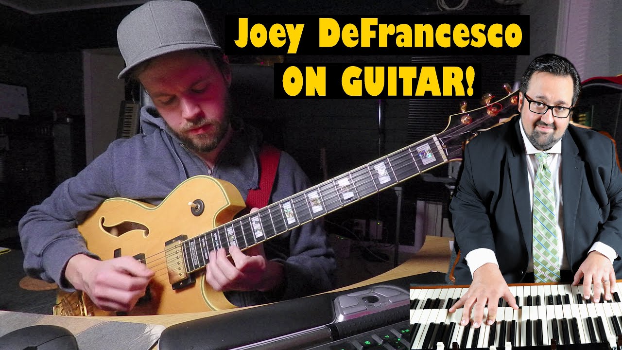 Joey DeFrancesco solo on guitar! | Twisted Blues - Guitar transcription
