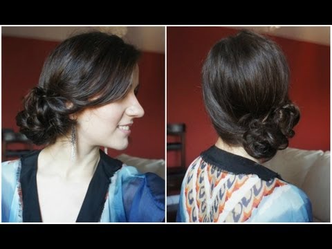 romantic-side-bun-tutorial-for-medium-to-long-hair