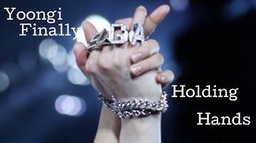 Yoongi Finally Holding Everyone