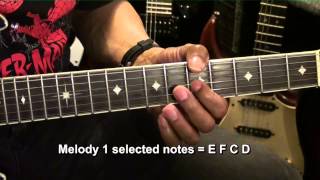 LESS IS MORE #1 Guitar Solo Tutorial Lesson @EricBlackmonGuitar chords