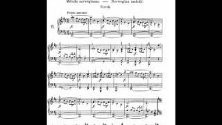 Grieg Lyric Pieces Book I Op12 - 6 Norwegian Melody