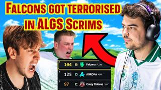 Falcons Win ALGS Match Point Scrims Final After Getting Terrorized for 30 Minutes | Apex Legends