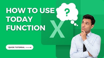 How to Use the TODAY Function in Excel