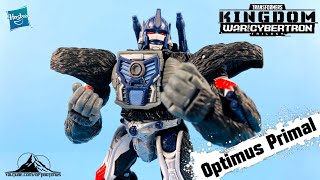 Transformers War for Cybertron Kingdom Voyager Class OPTIMUS PRIMAL Video Review