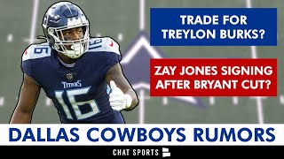 MAJOR Cowboys Rumors On Treylon Burks Trade And Signing Zay Jones After Martavis Bryant Release