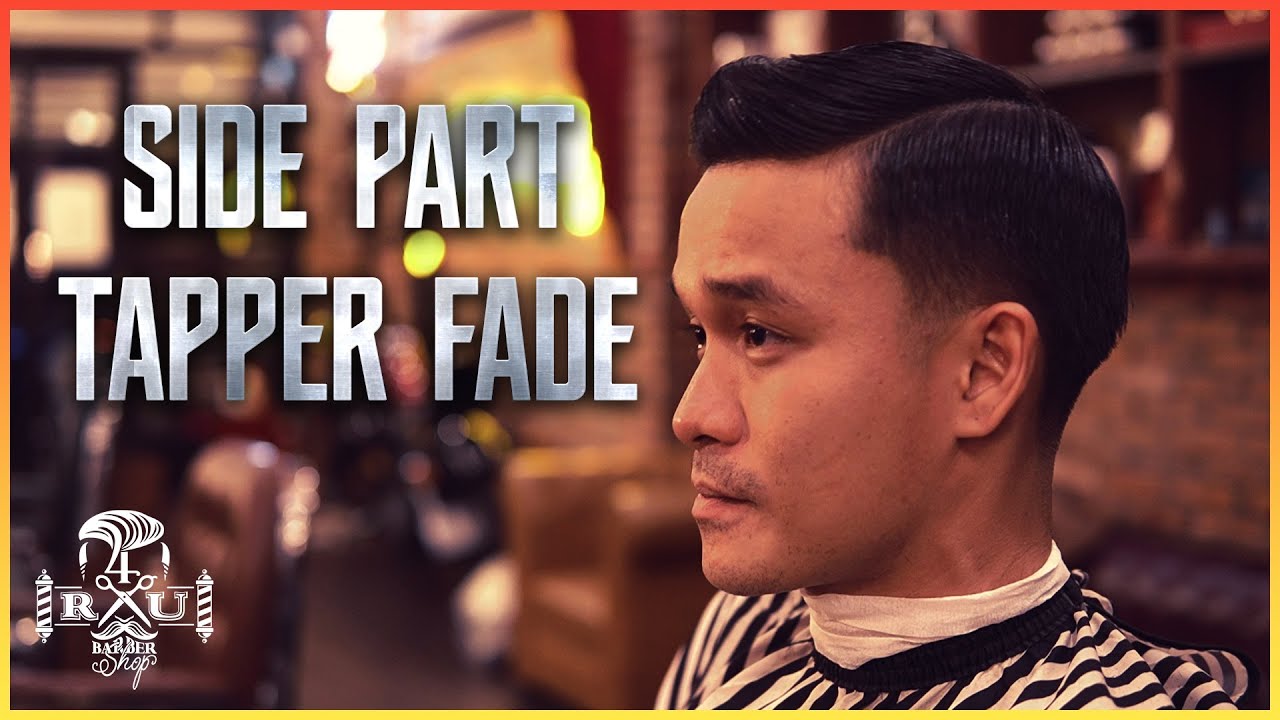Hướng Dẫn Cắt Side Part Taper Fade Classic - 4Rau Barber Shop | Kiểu Tóc  Nam Đẹp - Youtube