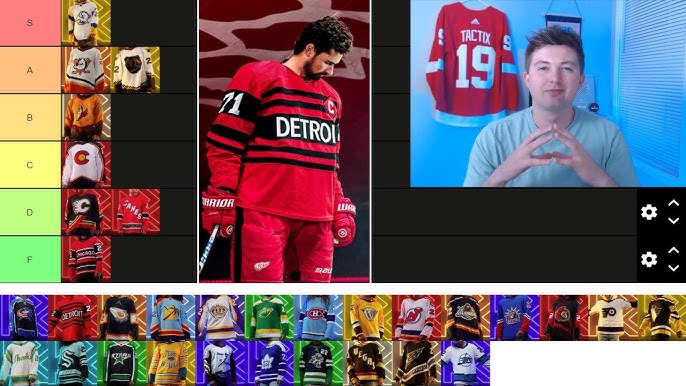 FB_Helmet_Guy on X: Thinking about doing an NHL reverse retro jersey  tournament. 👍👎?  / X