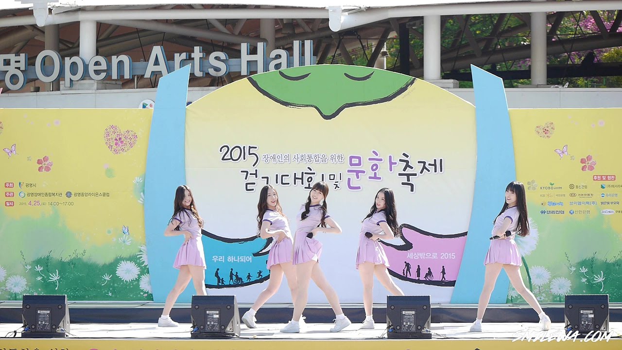 150425 여자친구(GFRIEND) - White (하얀마음) @광명 PBC 공개방송 직캠/Fancam by -wA-