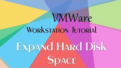 How To Expand / Extend Virtual Hard Disk Partition Size in VMWare Workstation Tutorial