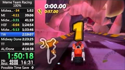 Crash Tag Team Racing (Xbox) 100% 3:50:39