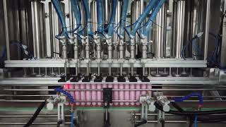 Automatic High Speed 8 Head Servo Liquid Piston Filling Machine