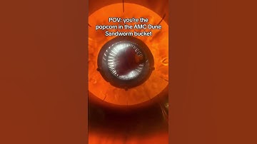 Dune Popcorn Bucket POV #newsupdate #shorts #dune #sandworm #bucket #amc #film