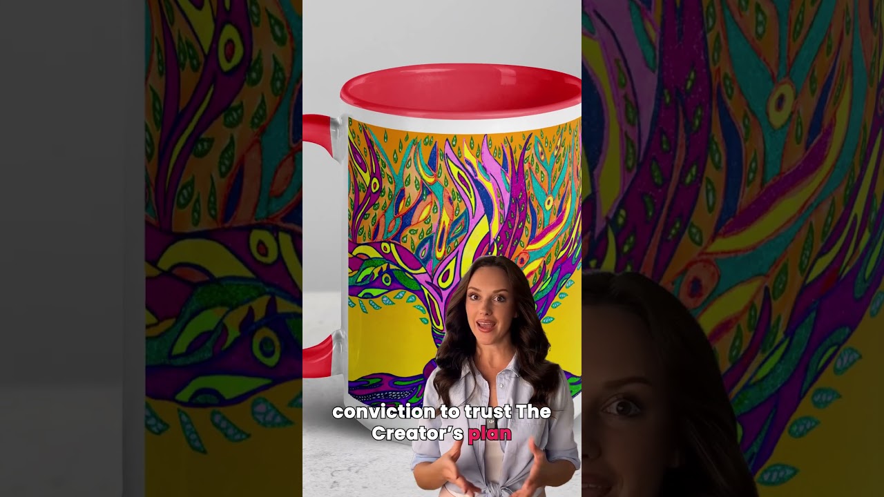 Custom 15 oz Coffee Mugs - 72 Names of God known as Certainty: Ayin, Resh, Yud.