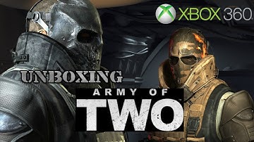 Unboxing Army of Two Platinum Hits for  Xbox 360 HD [1080P]