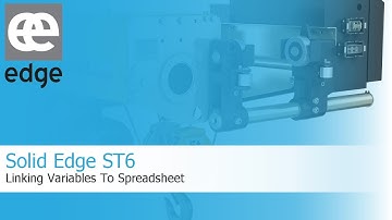 Solid Edge ST6 - Linking Variables To Spreadsheet