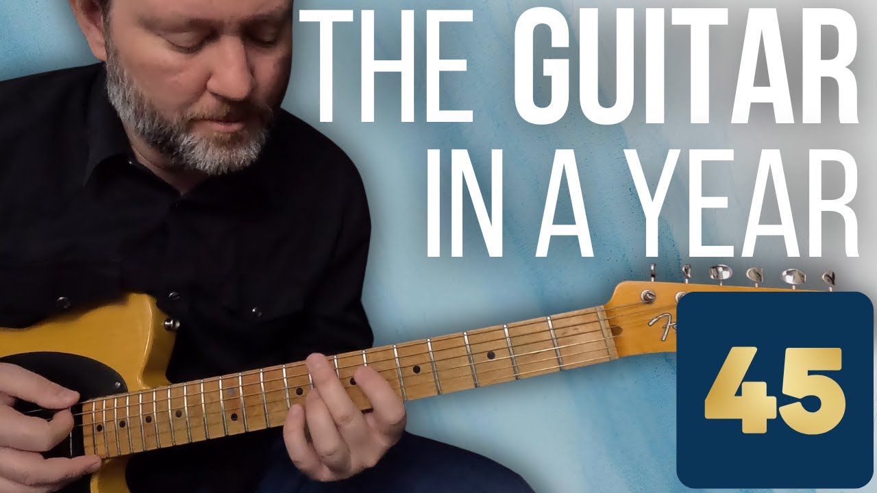 Гитара за год | Неделя 45 — CAGED все 12 тональностей, Современный метод, стр. 18 и 19, Диатониче...