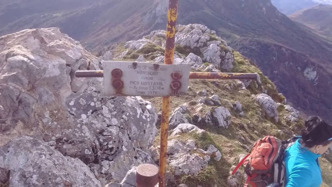 Ascensión al Picu La Vara o Mostayal - Sierra del Aramo ( Morcin ).