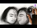 Charcoal drawing easy stepbystep drawing tutorial  rp7 art academy