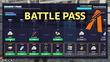 SEASON PASS SYSTEM FIVEM | BATTLE PASS | ESX/QBCORE