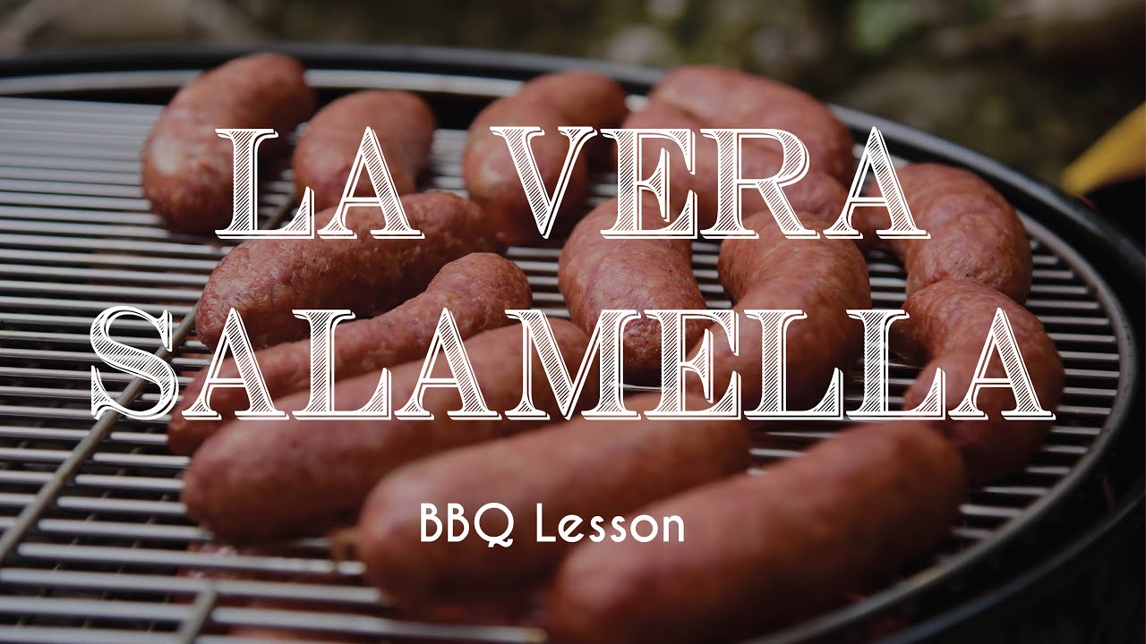La vera salamella, cotta al Barbecue o grigliata? Le proviamo entrambe.