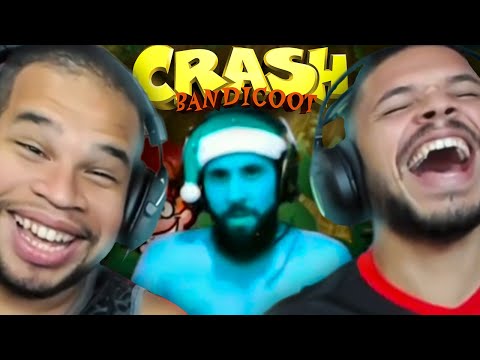 QUE ISSO CARA! 😨 | Smzinho rage no Crash (GAMES COMEDY.R)