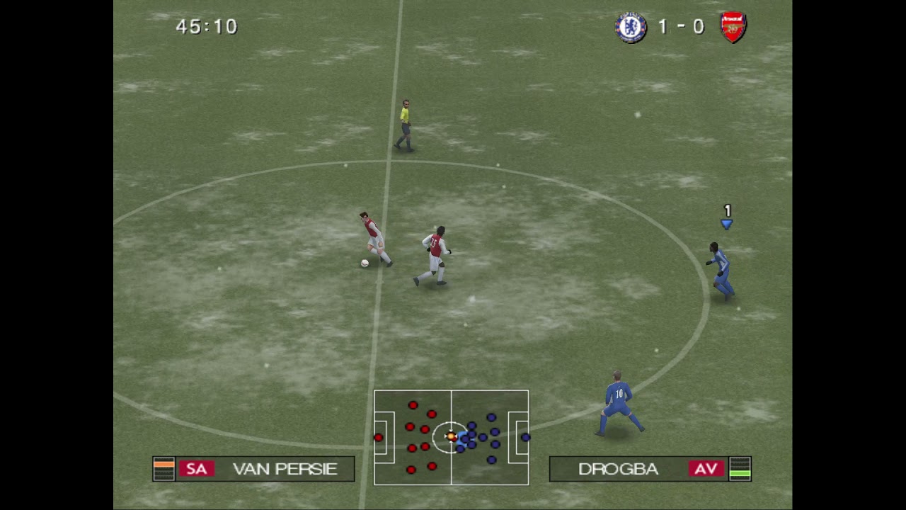 Pro Evolution Soccer 2009 PS2 (PCX2) Chelsea - Arsenal