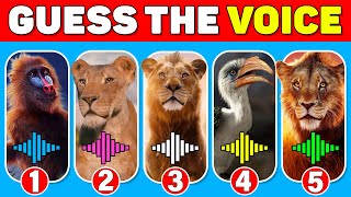 Guess the MUFASA THE LION KING Characters by Their Voice - Quiz for Fans!