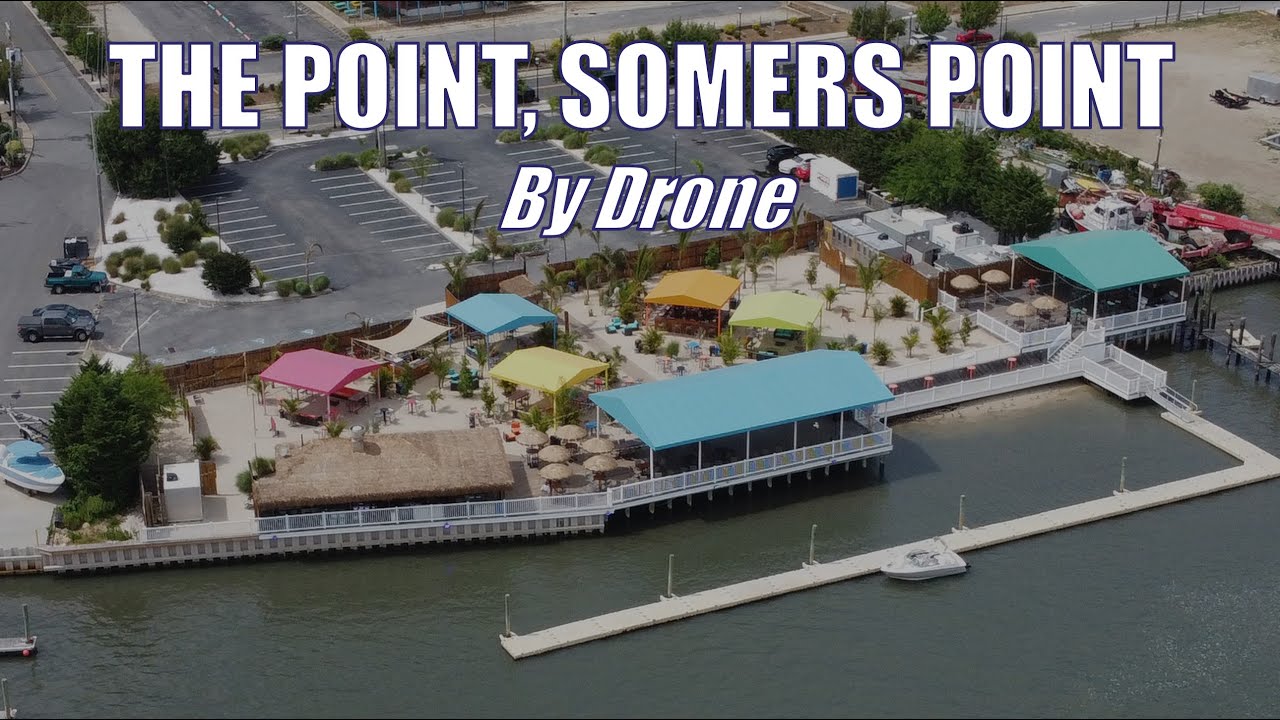 The Point in Somers Point, NJ 4K Drone Flyover Video