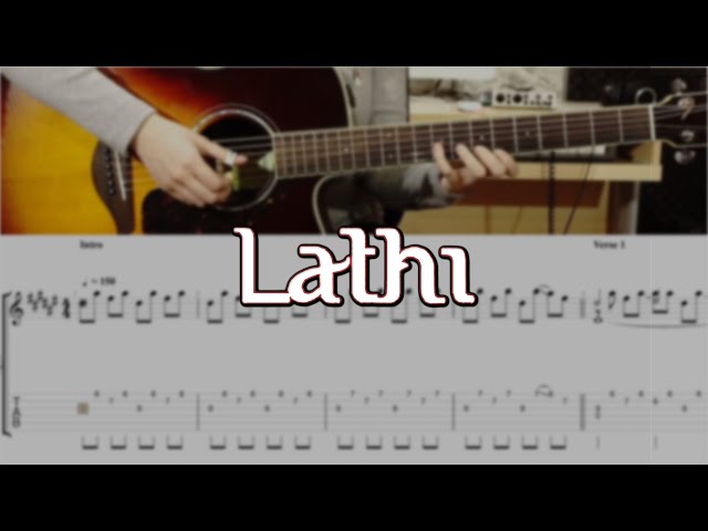(Weird Genius ft. Sara Fajira) Lathi - Fingerstyle Guitar TABS | Josephine Alexandra class=