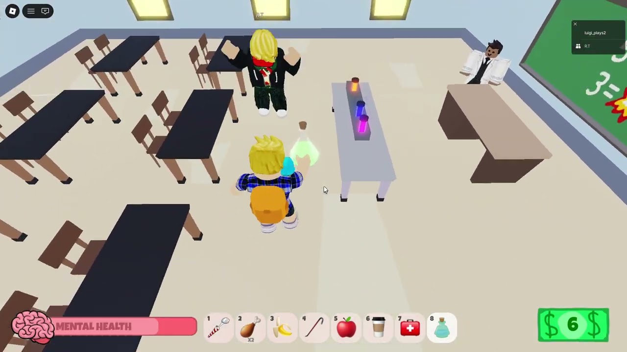 Roblox Mo's Academy with my friend Mherick :D