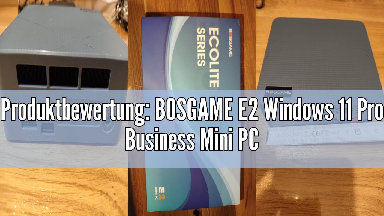 Produktbewertung: BOSGAME E2 Windows 11 Pro Business Mini PC AMD